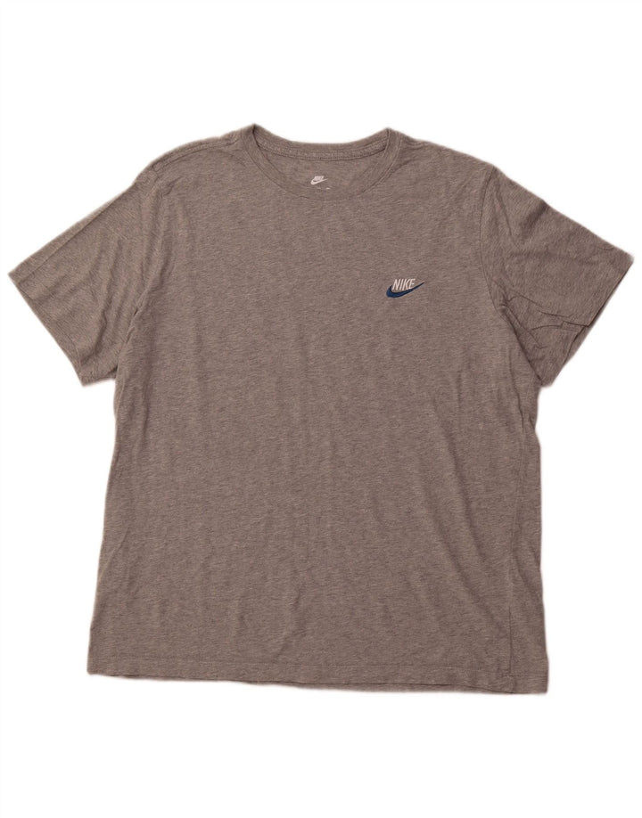 Camiseta NIKE Hombre Top XL Gris Algodón