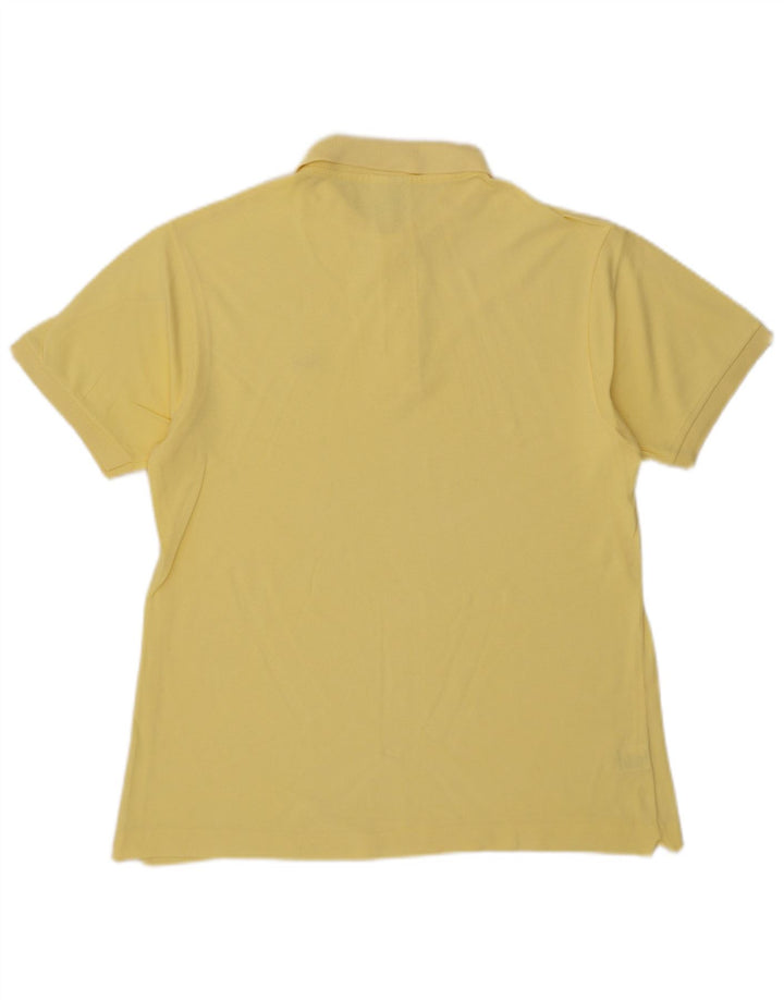 Polo Lacoste para hombre talla 4 algodón amarillo mediano