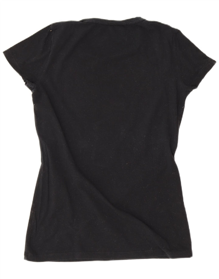 Gas - Camiseta gráfica para mujer, talla 8, color negro
