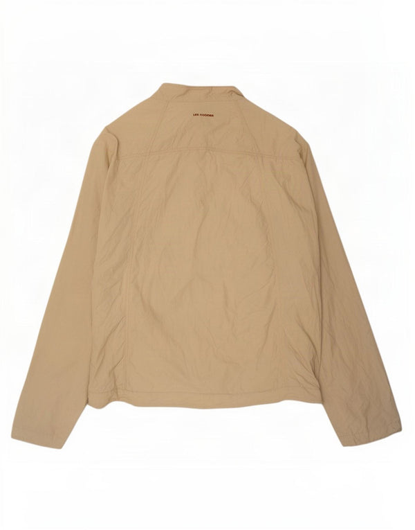 Lee Cooper Chaqueta Bomber para Hombre UK 44 2XL Nylon Beige