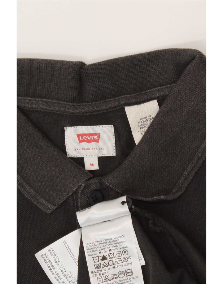Polo Levi's Hombre De Algodón Gris Medio