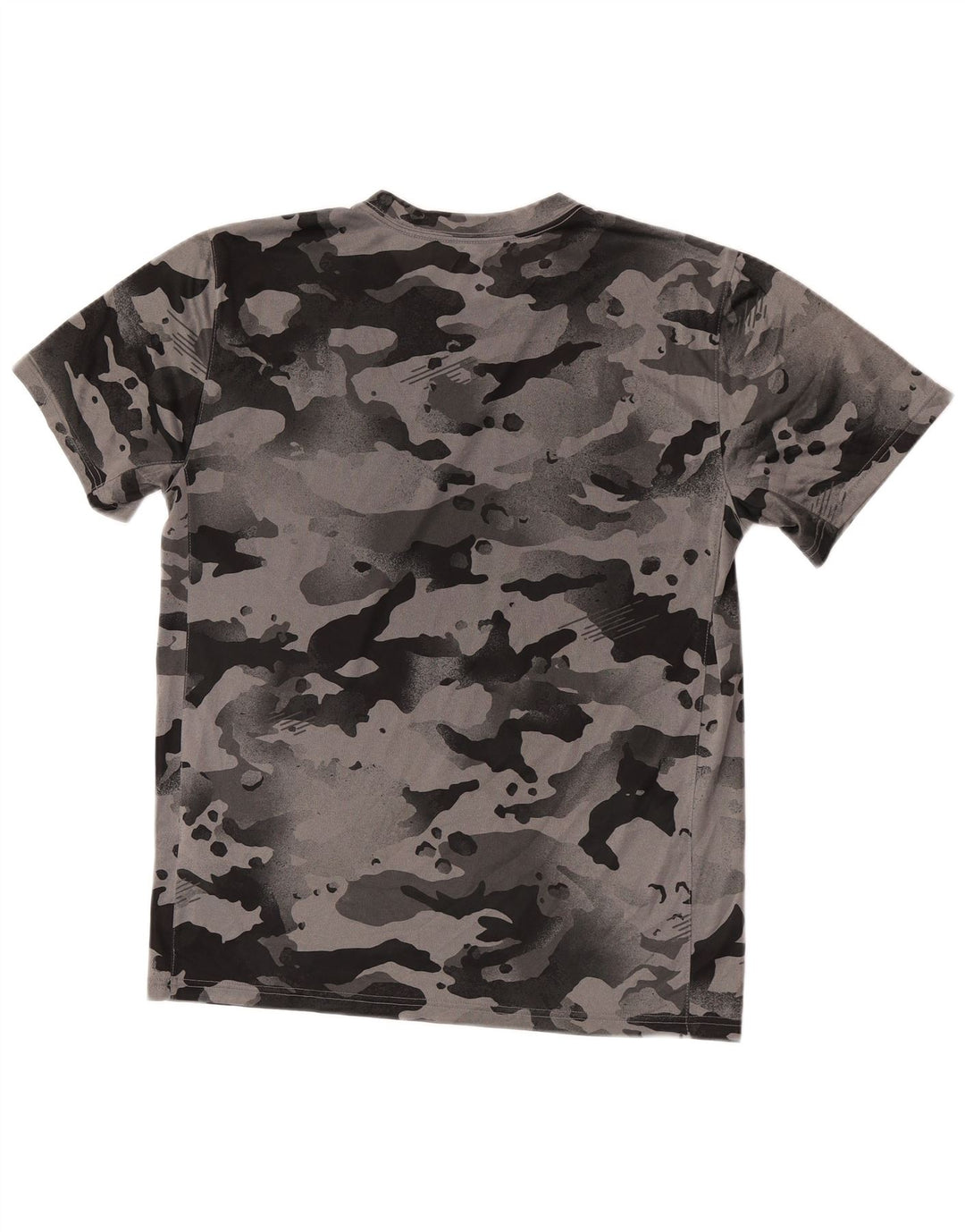 Camiseta Nike Dri Fit para hombre Top poliéster de camuflaje gris medio