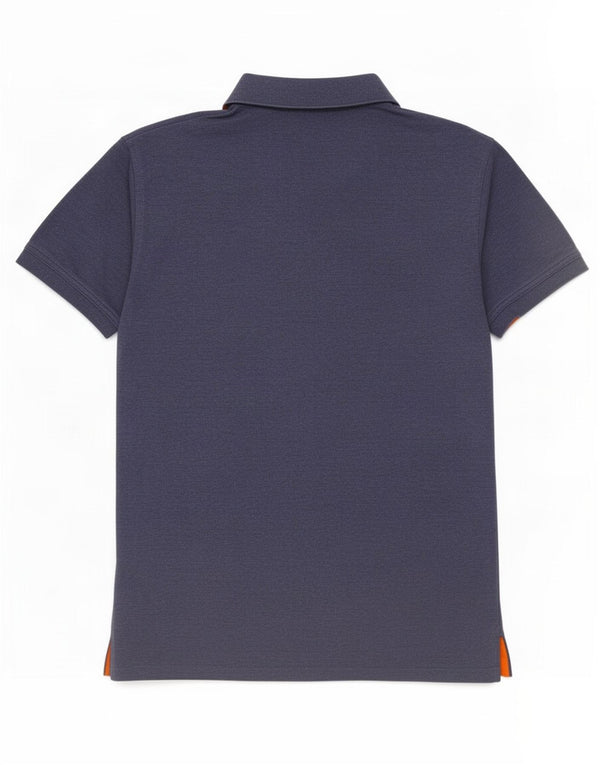 Gant Polo Hombre Azul Medio Algodón
