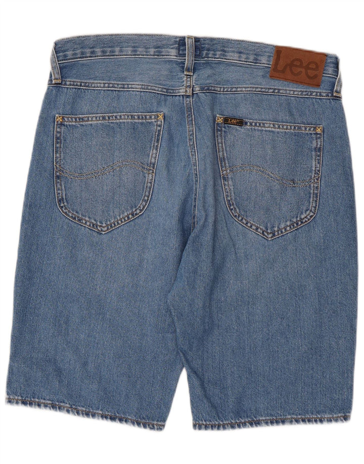 LEE Pantalones cortos de mezclilla para hombre W34 Azul grande