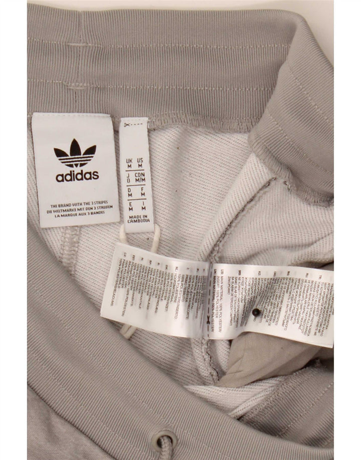 Adidas Hombre Pantalones Cortos Deportivos Gráficos Poliéster Color Block Gris Medio