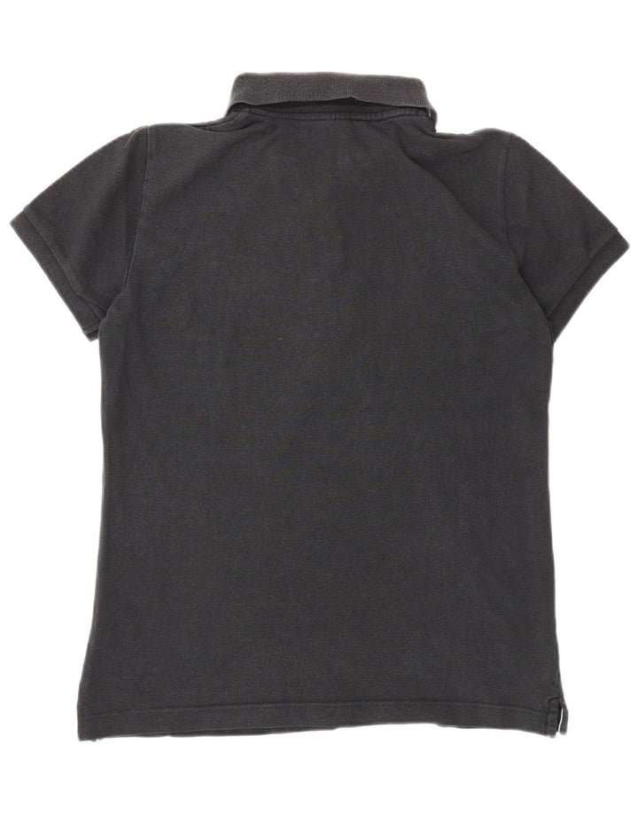 MARINA YACHTING Polo para mujer UK 44 Grande Algodón negro