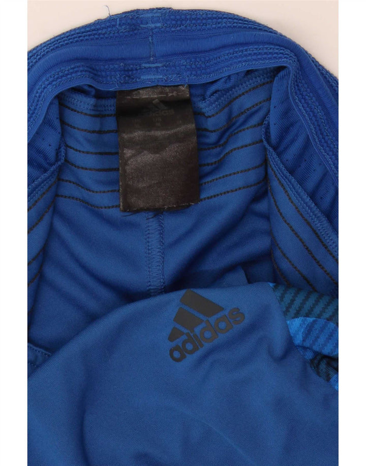 Adidas Mens Climacool Sport Shorts Medio Azul Camuflaje Poliéster