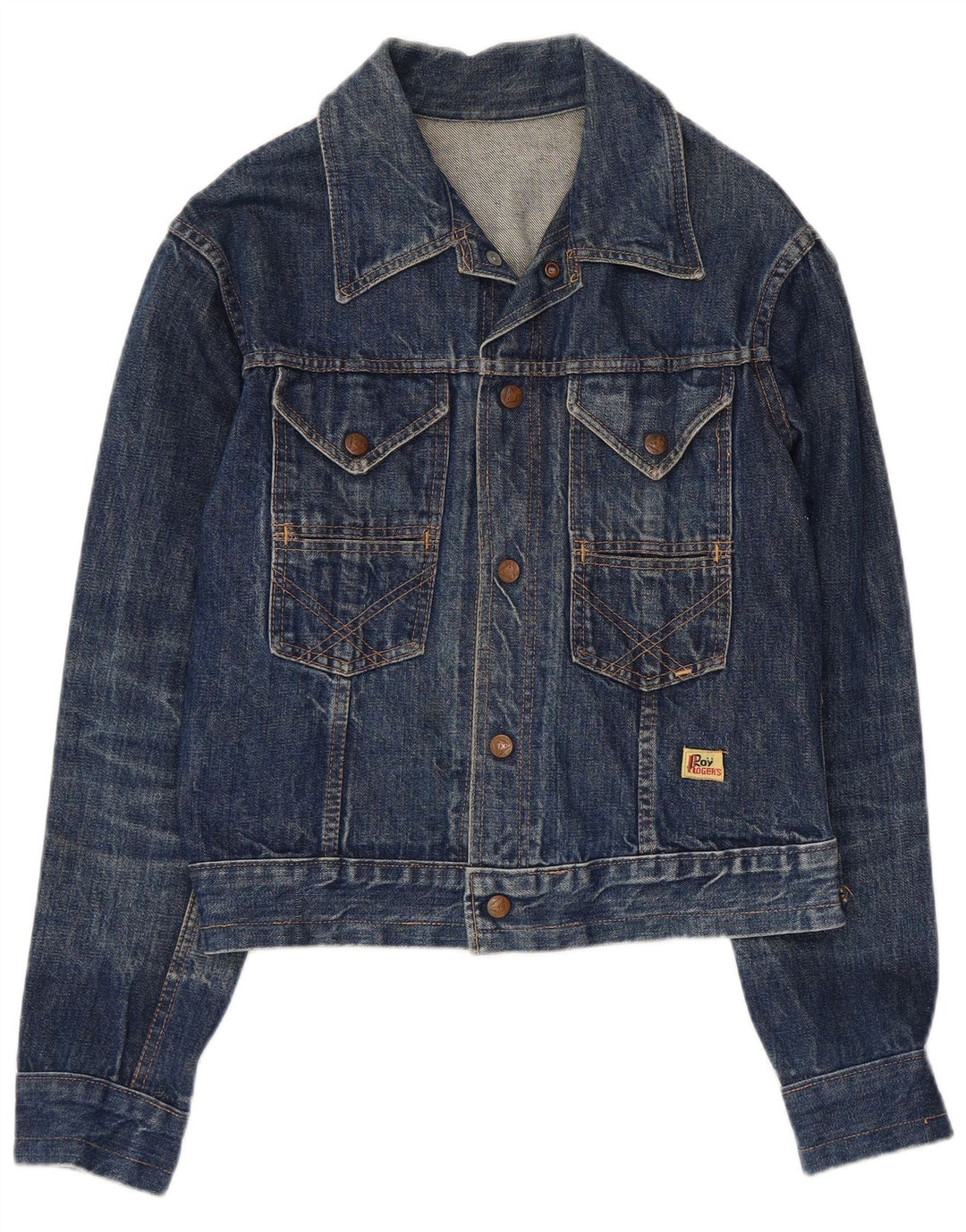Roy Rogers Chaqueta vaquera para mujer UK 14 Azul medio