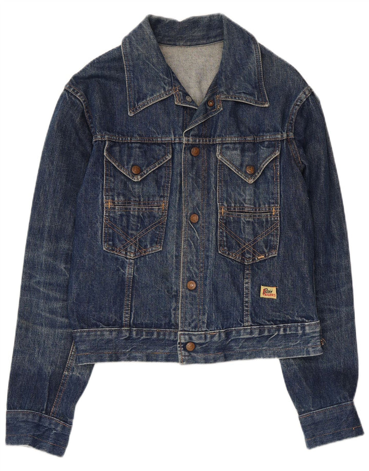 Roy Rogers Chaqueta vaquera para mujer UK 14 Azul medio