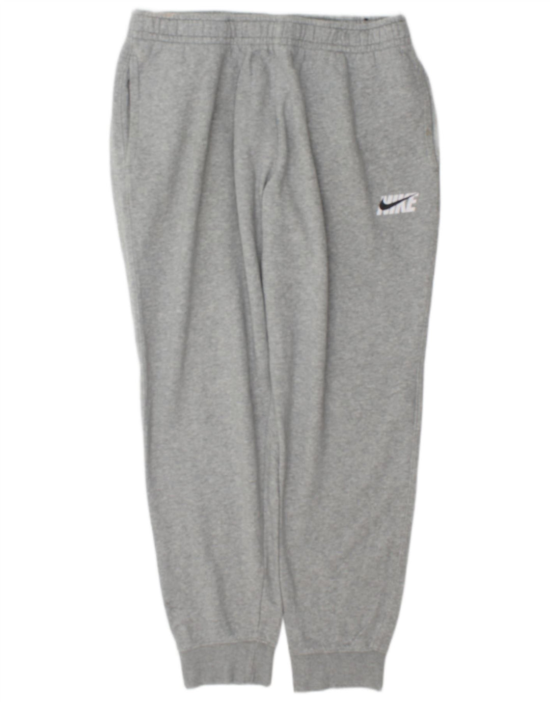 Nike - Pantalones de chándal para hombre, color gris, algodón