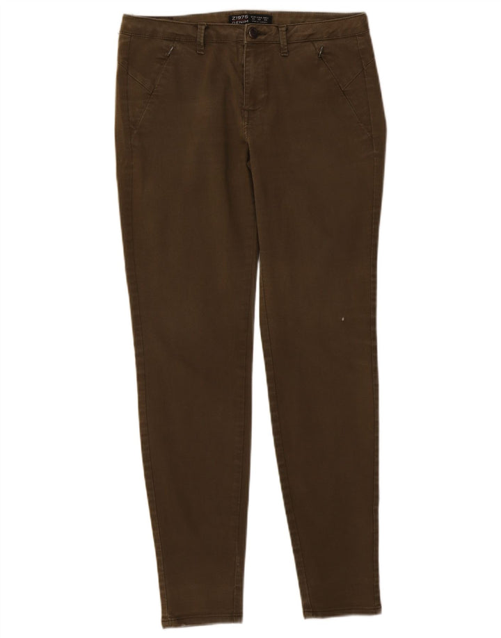 Zara Jeans Ajustados Mujer EU 40 Medium W30 L28 Caqui