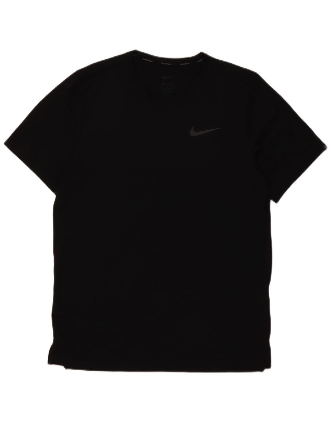 Nike - Camiseta Dri Fit para hombre, talla pequeña, poliéster negro