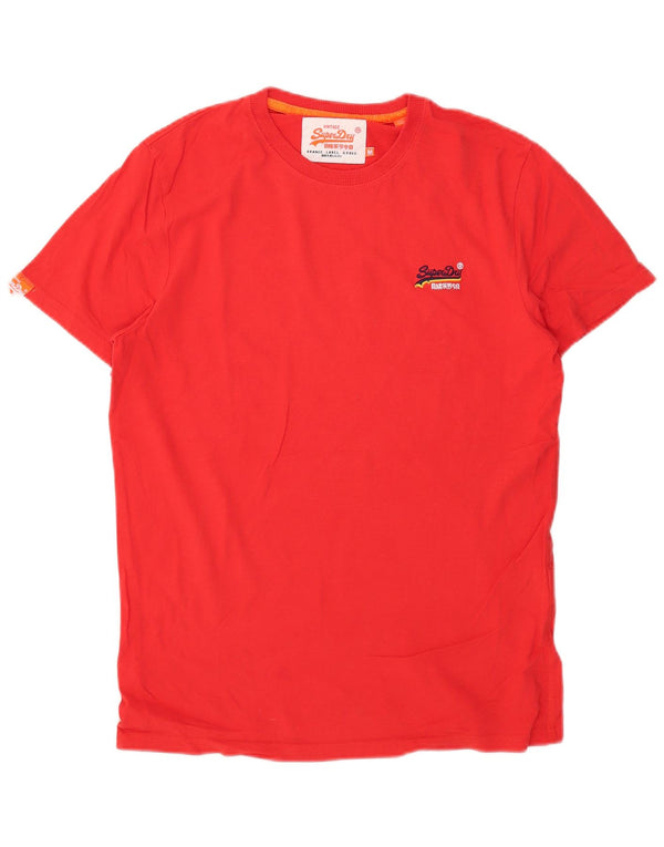 Camiseta Superdry Hombre Top Medium Rojo Algodón