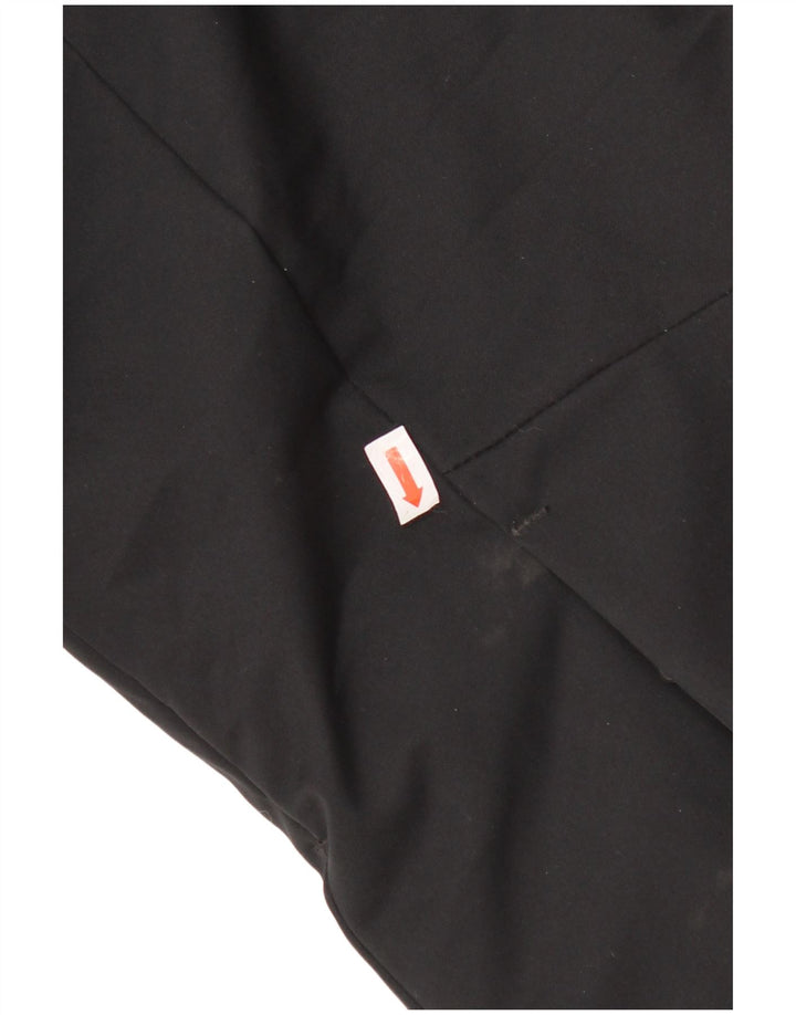 Rossignol Chaqueta impermeable con capucha para mujer UK 44 Grande Poliéster negro