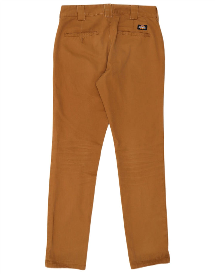 Dickies Pantalón chino slim fit para hombre W32 L32 Poliéster marrón