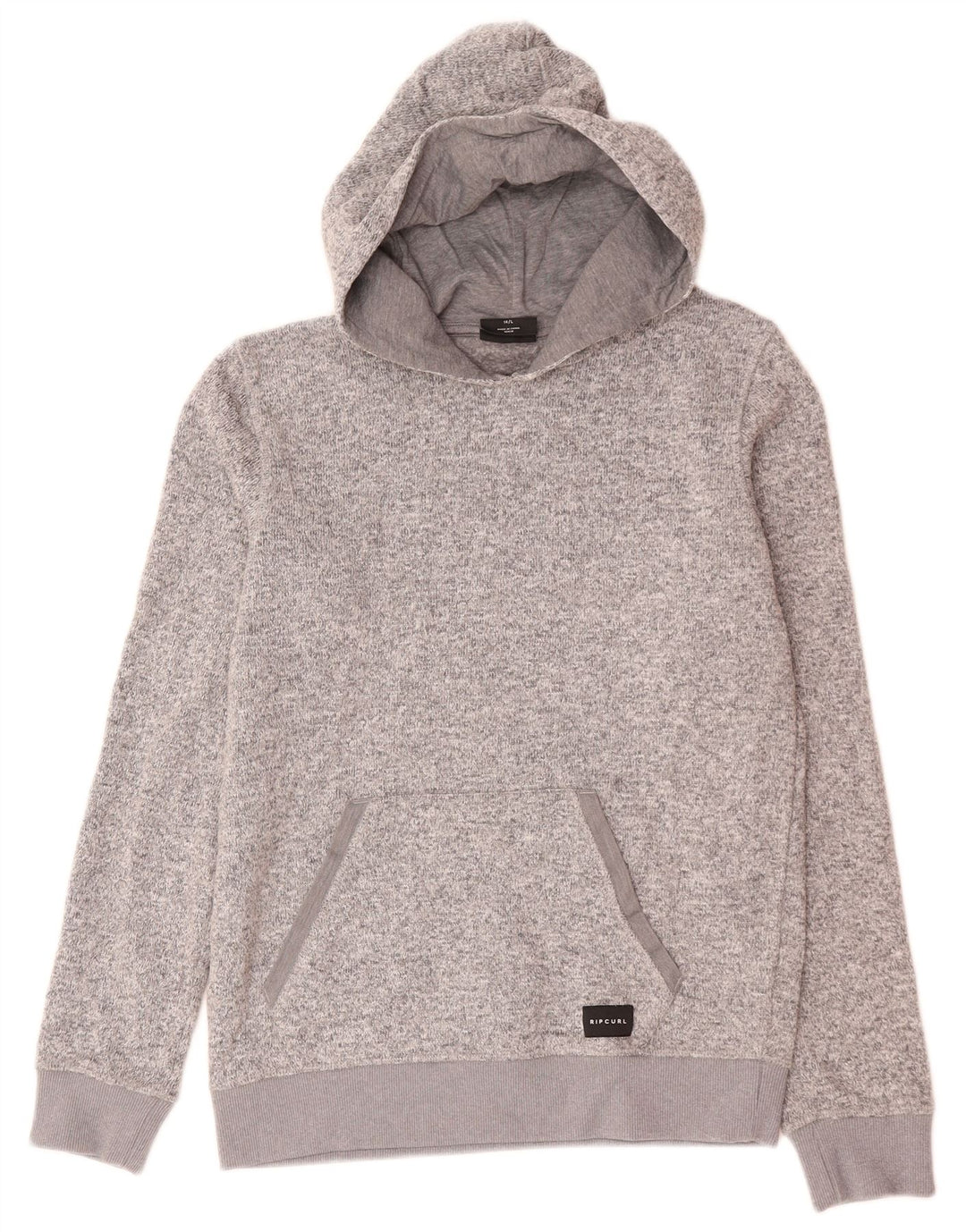 Rip Curl - Jersey con capucha para mujer, talla 40, color gris grande