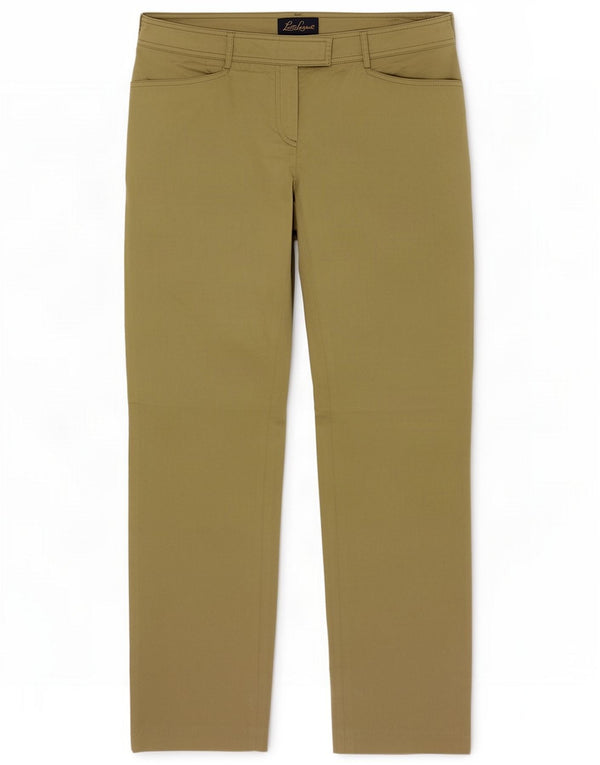 Luisa Spagnoli Womens Straight Casual Trousers IT 46 Large W32 L30 Green