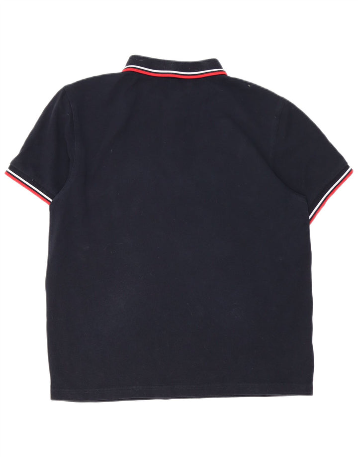 Fred Perry Polo Para Hombre Grande Azul Marino Algodón