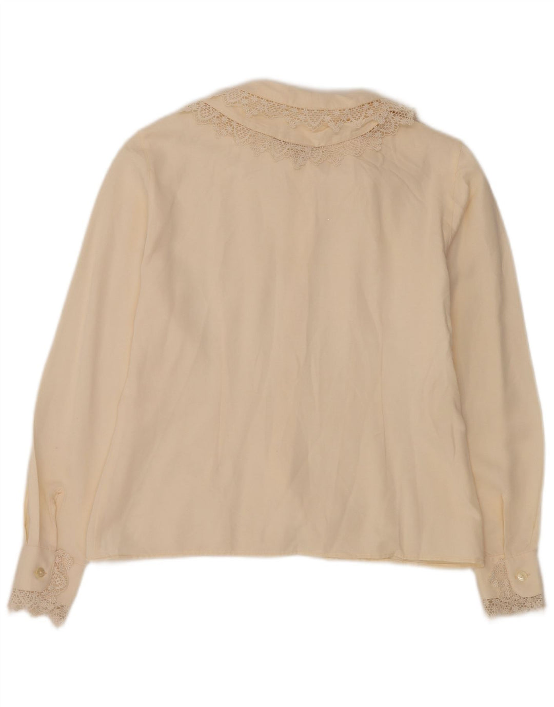 Sisley Blusa camisera para mujer UK 44 Mediana Off White Floral