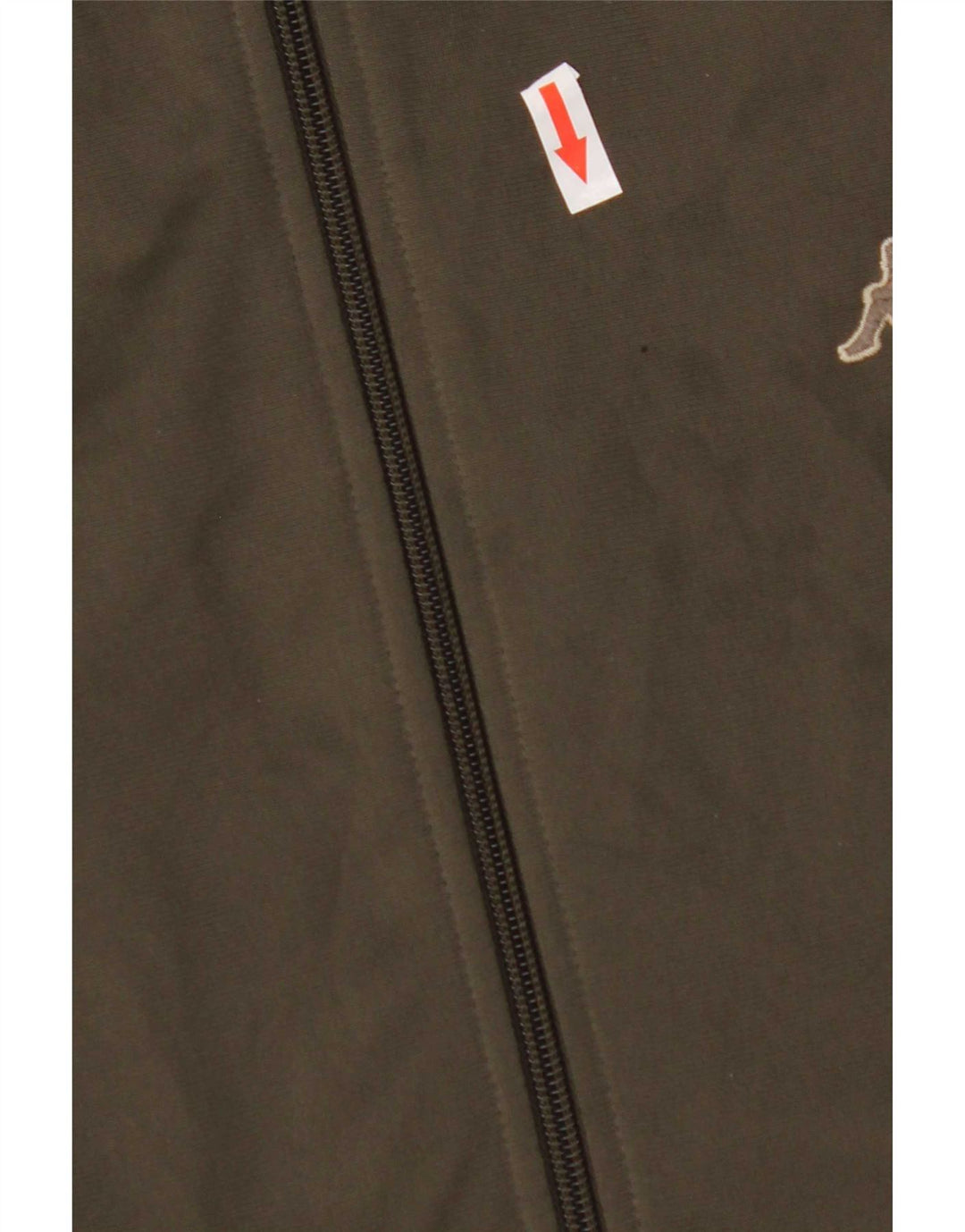Kappa Hombre Chándal Top Chaqueta XL Caqui Poliéster