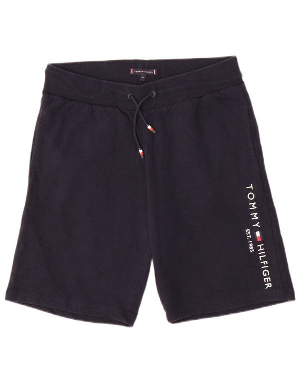 TOMMY HILFIGER Pantalones cortos deportivos con gráficos para niño 15-16 años Azul marino Algodón