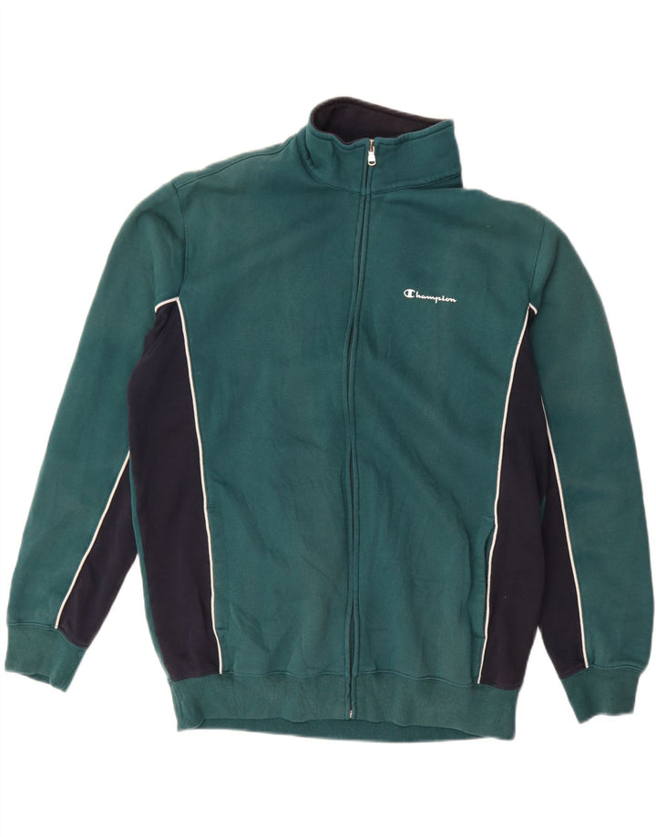 Champion Chaqueta De Chándal Para Hombre 2XL Verde Colorblock
