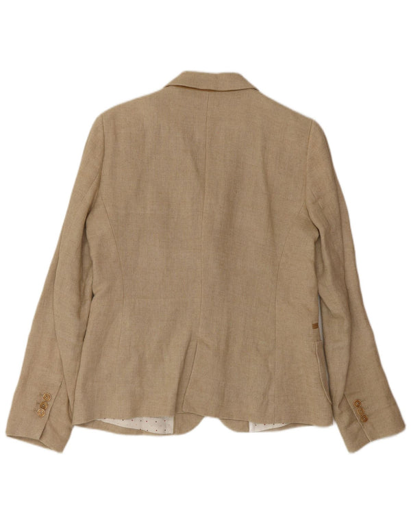 Massimo Dutti Chaqueta Blazer De 2 Botones Para Mujer EU 42 Large Beige