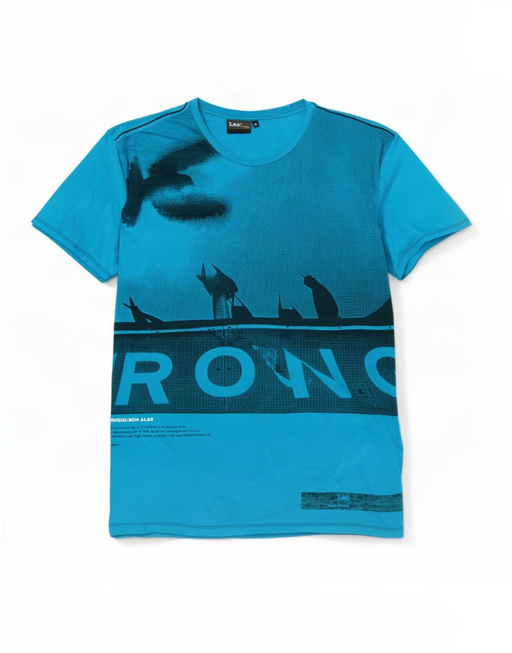 Lee - Camiseta gráfica para hombre, talla XL, algodón azul
