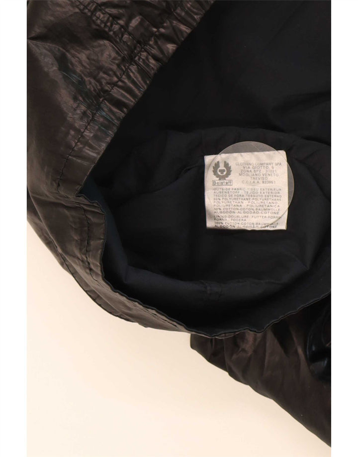 Belstaff Chaqueta motera para mujer IT 46 Grande Poliéster negro