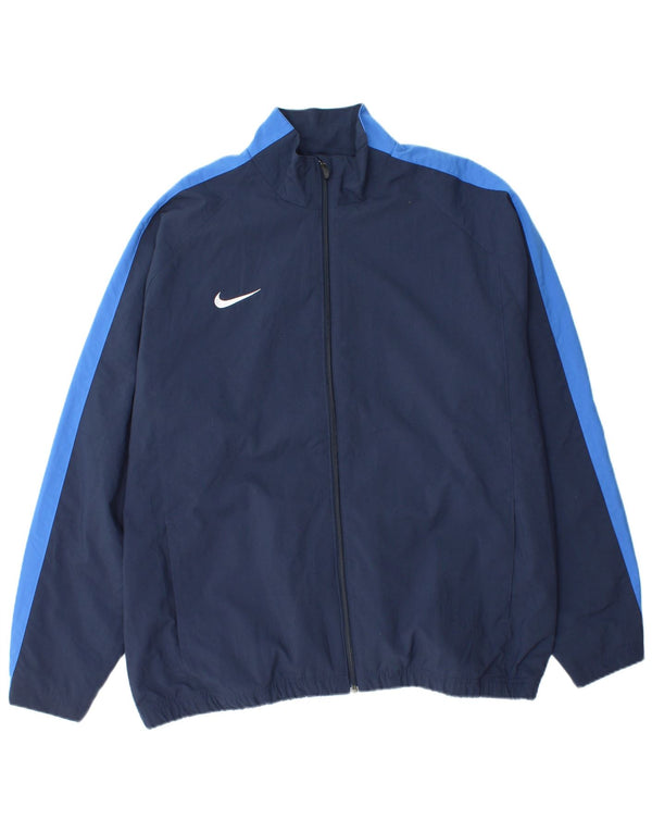 Nike Chándal completo para hombre UK 44/46 XL Azul marino Colorblock Poliéster