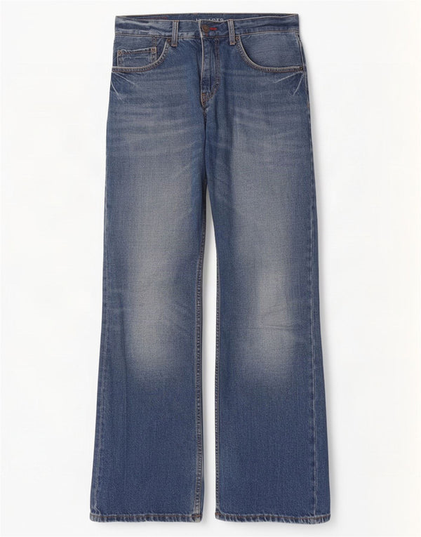 Tommy Hilfiger Mens Bedford Bootcut Straight Jeans W30 L32 Blue Cotton