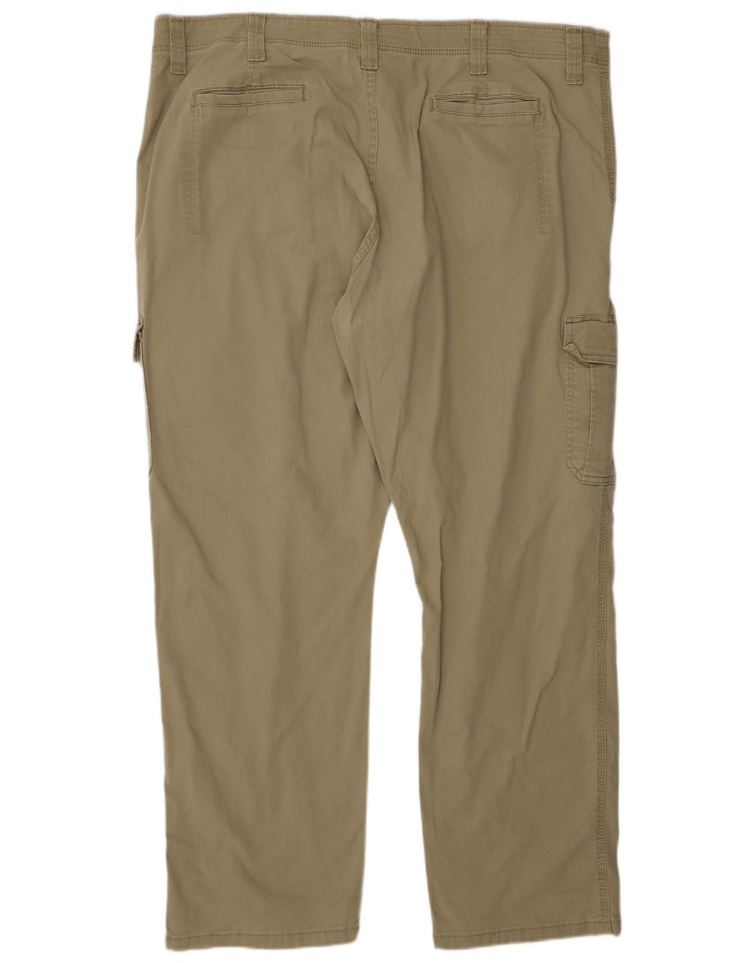 WRANGLER Pantalones cargo de ajuste relajado para hombre W42 L30 Algodón caqui