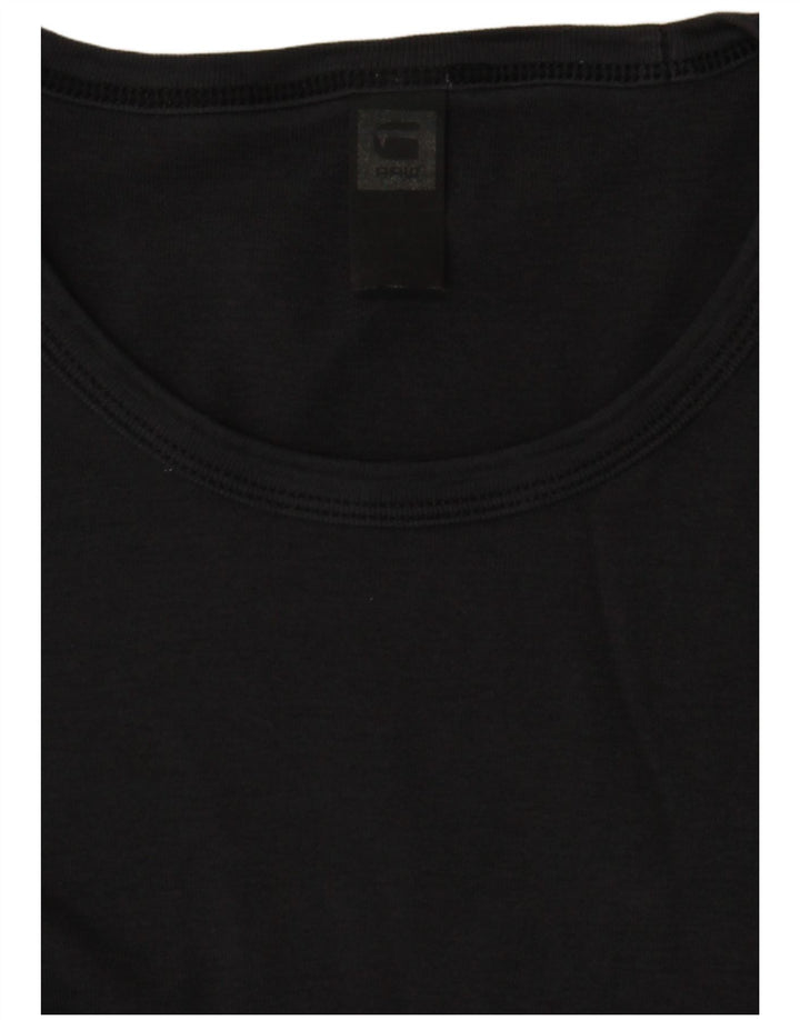 G-Star Hombre Top Manga Larga Pequeño Algodón Gris
