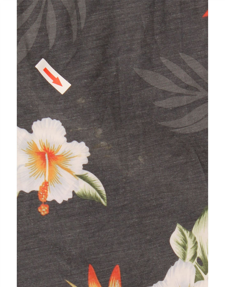 Rip Curl Hombres Mirage Bañador Shorts Grande Gris Floral Poliéster