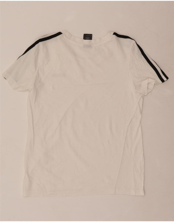 Adidas Camiseta Mujer Top UK 12/14 Medium Blanco