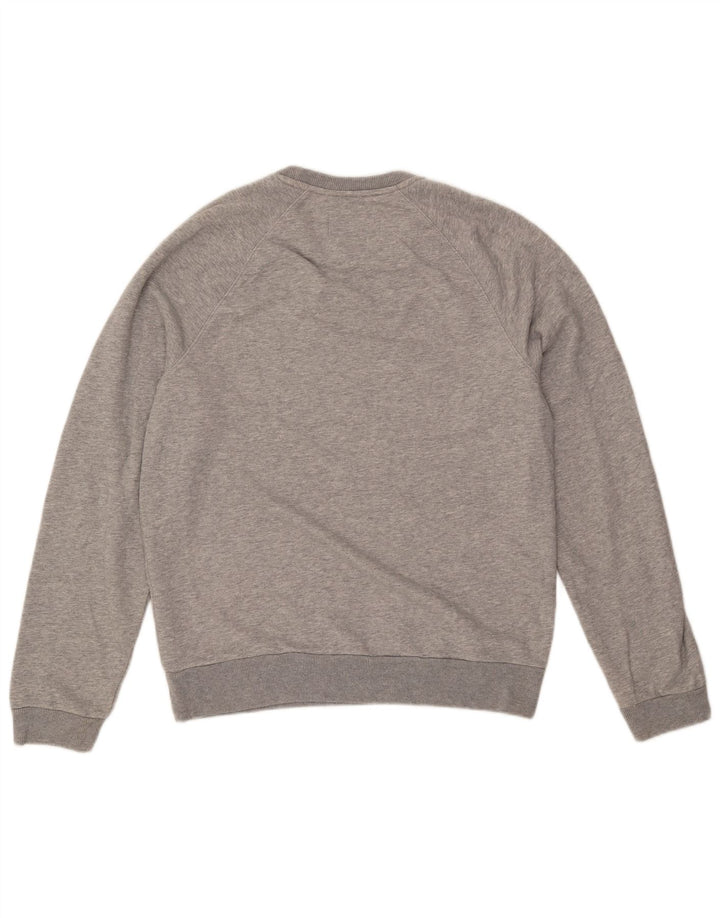 JACK WILLS Sudadera gráfica para hombre Jumper Large Gris Algodón