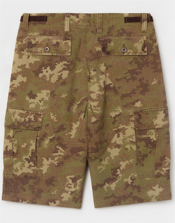 Vintage Shorts cargo para hombre Medium W32 Algodón de camuflaje caqui