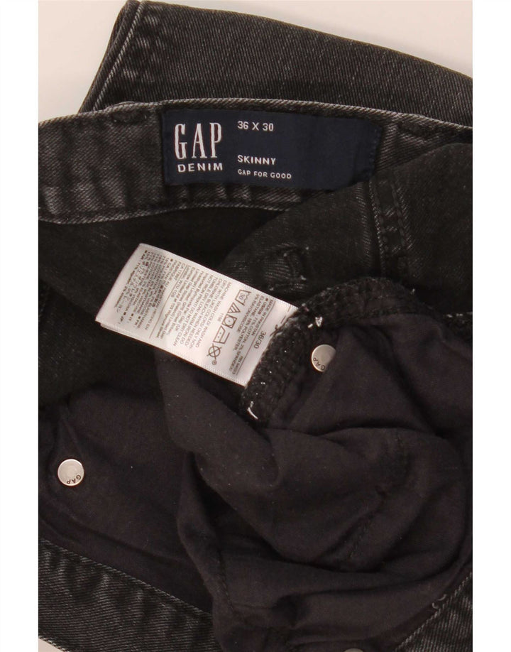 Vaqueros pitillo para hombre Gap W36 L30 Algodón gris