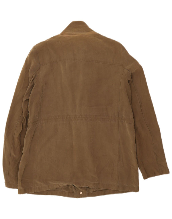 Zara Mujer Chaqueta Utilitaria Extragrande UK 6 XS Caqui