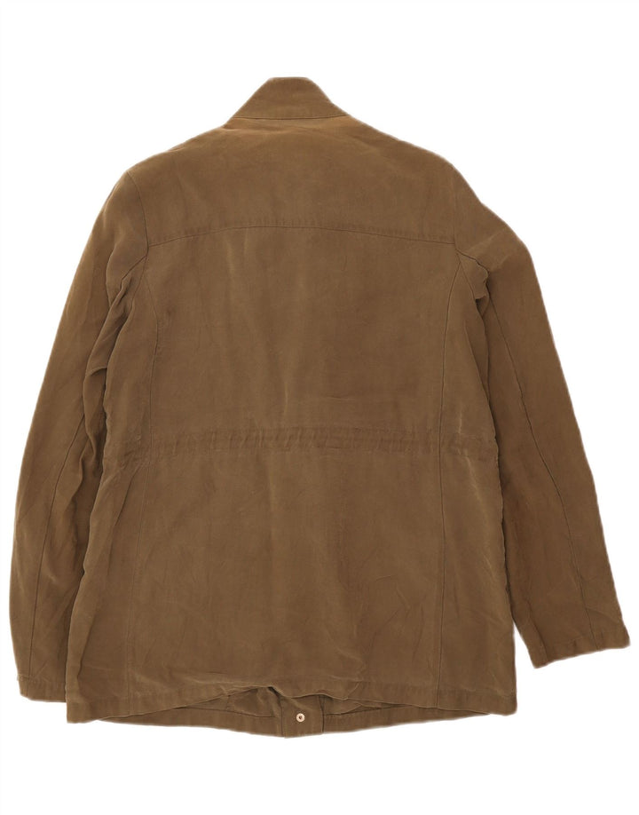 Zara Mujer Chaqueta Utilitaria Extragrande UK 6 XS Caqui