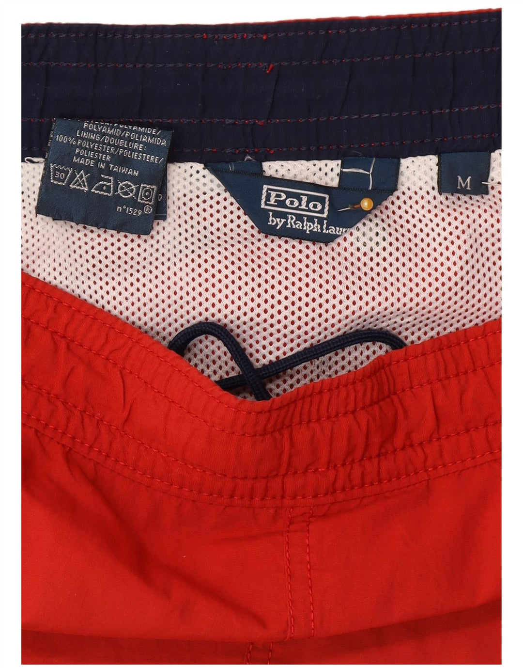 Polo Ralph Lauren Hombre Bañador Shorts Mediano Rojo Poliéster