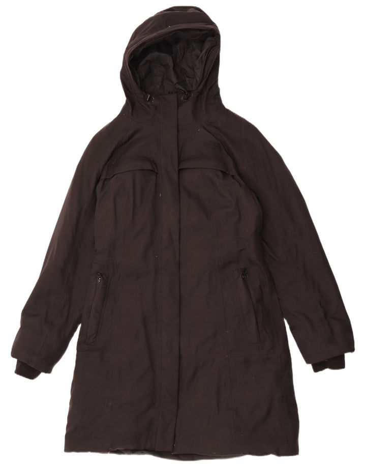 The North Face Abrigo acolchado con capucha para mujer UK 44 Medium Black Nylon