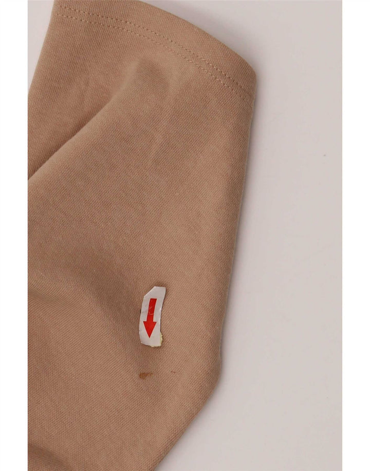 Zara Vestido recto de manga 1/2 para mujer UK 8 Small Beige