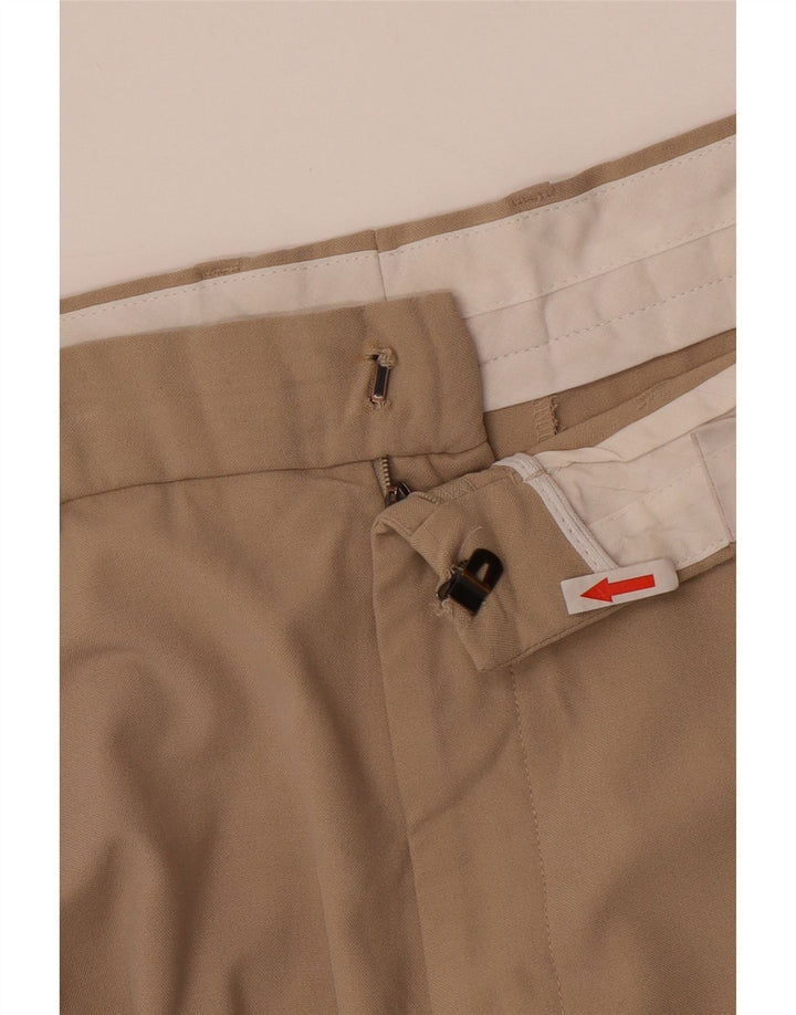 Marks & Spencer Pantalones cortos para hombre W38 L24 Poliéster beige