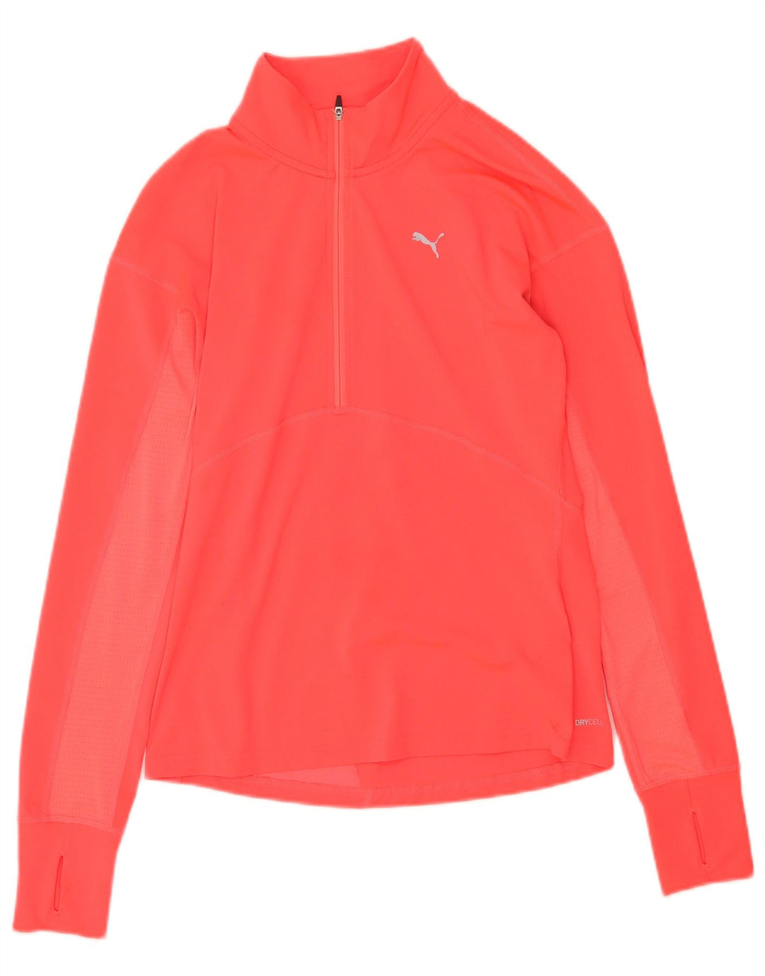Puma Mens Running Zip Neck Jersey Chándal Top Pequeño Poliéster Rosa
