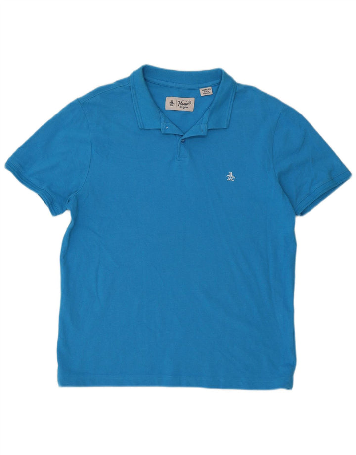 Polo Penguin Hombre XL Algodón Azul