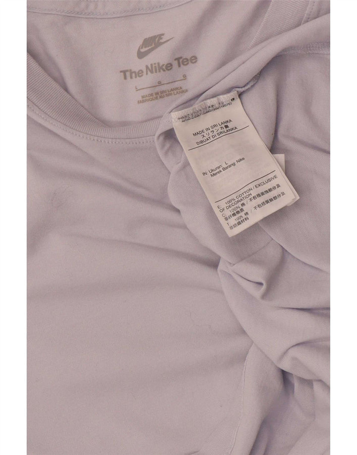Nike - Camiseta para hombre, talla grande, color morado, algodón