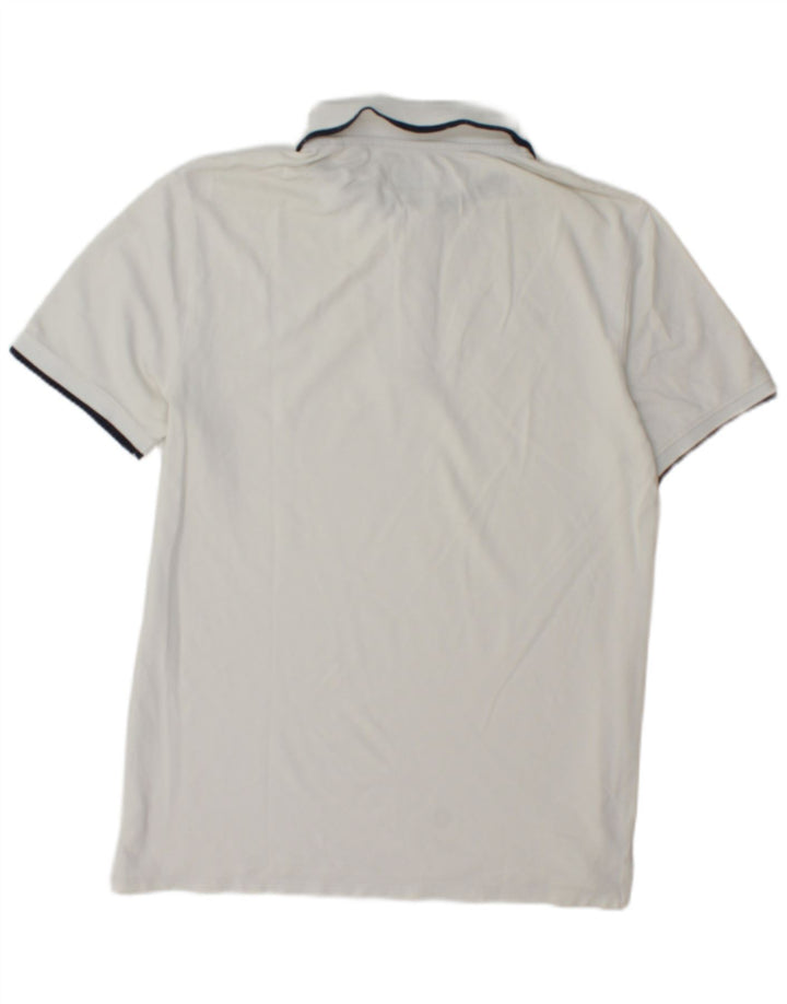 Guess Polo Hombre Blanco Grande