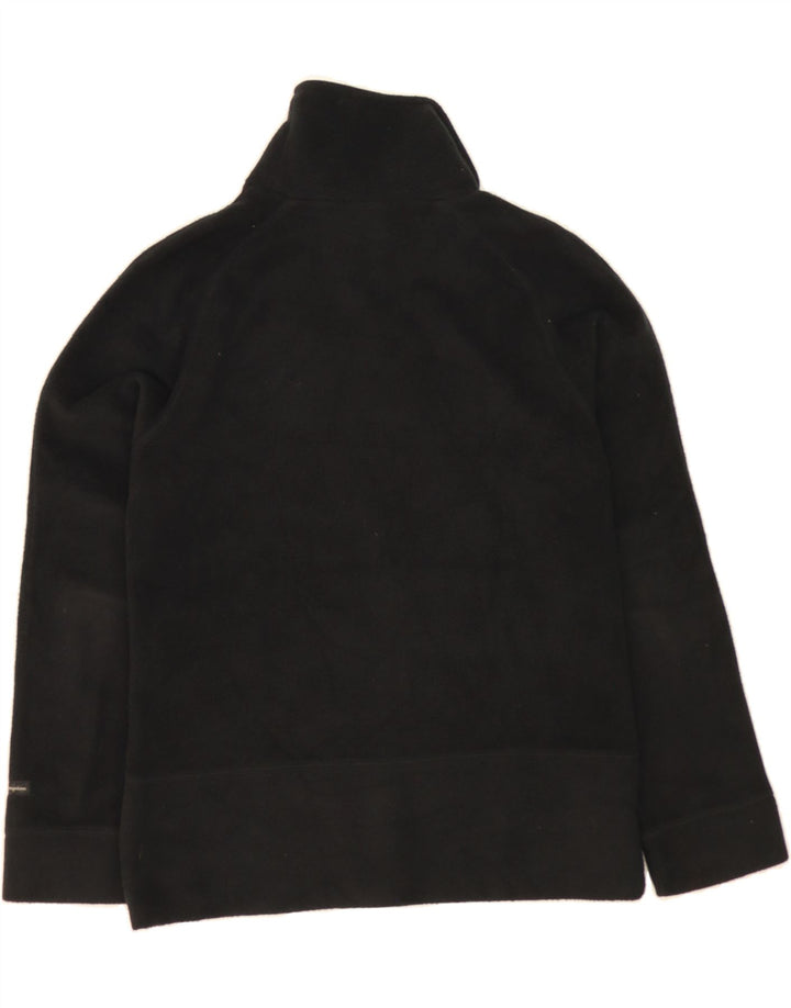 CHAMPION Womens Fleece Jumper UK 14 Medium Black Polyester Vintage Champion and Second-Hand Champion from Messina Hembry 