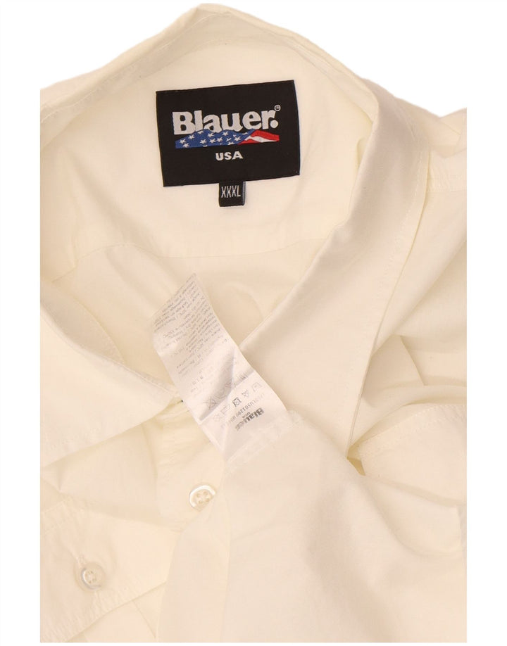 Blauer Camisa Hombre 3XL Algodón Blanco
